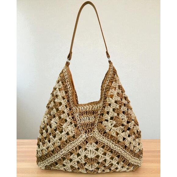Commense Woven Straw Shoulder Bag – New, Never Used - Picture 1 of 8
